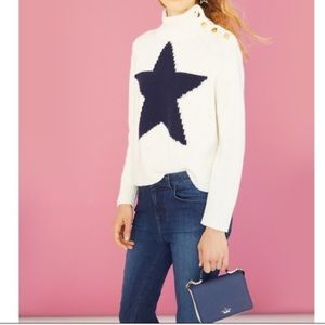 Kate Spade Broome Street Navy Star Sweater